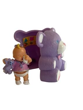 Vintage 90s Mimi and the Goo Goos Tipper and her teddy mini baby collectible
